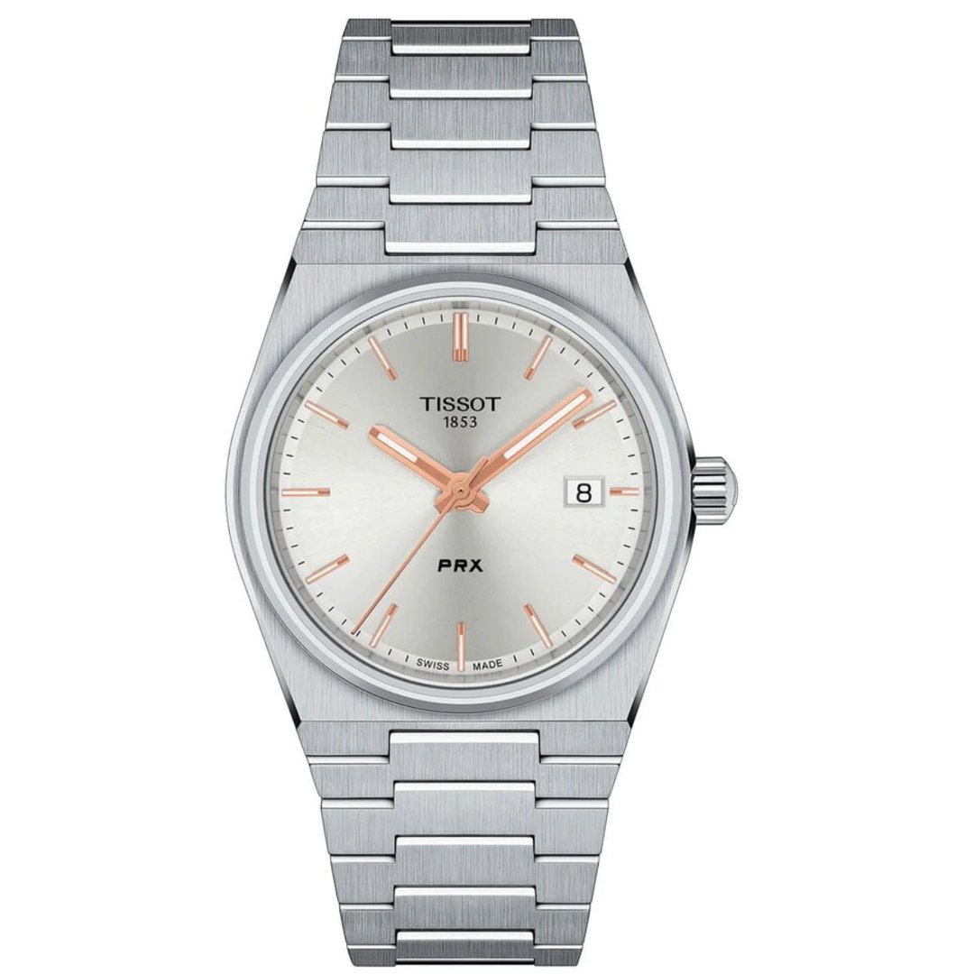 Tissot Ladies Watch PRX WHITE ROSE QUARTZ - Main Image