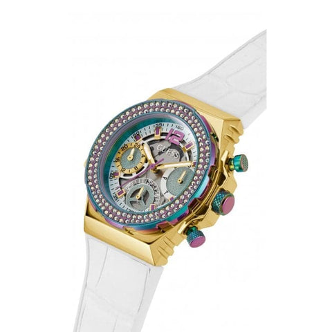 Orologio Guess Fusion da donna in acciaio inossidabile oro argento GW0553L2