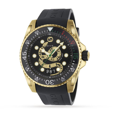 Orologio subacqueo Gucci da uomo, 45 mm YA136219