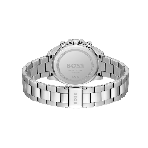 Hugo Boss Men's 1502616 Chronograph Stainless Steel Watch with Silver Dial