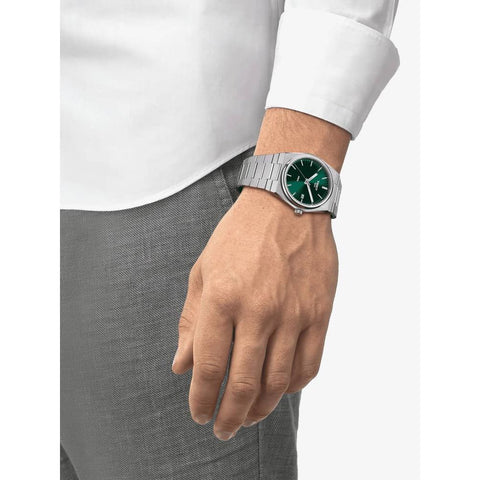 Orologio Tissot Prx da uomo verde T1374101109100