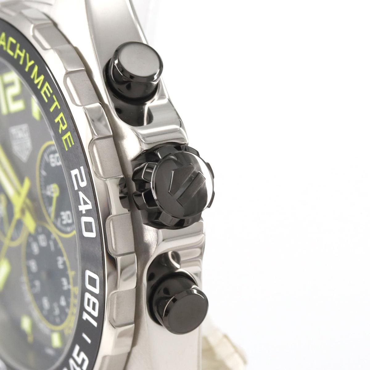 Tag Heuer Formula 1 Chronograph Grey Dial Silver Steel Strap Watch for Men - CAZ101AG.BA0842