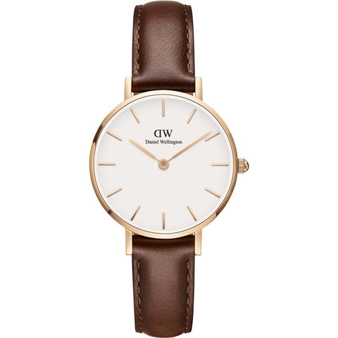 Daniel Wellington Ladies Brown Petite Bristol Watch DW00100171