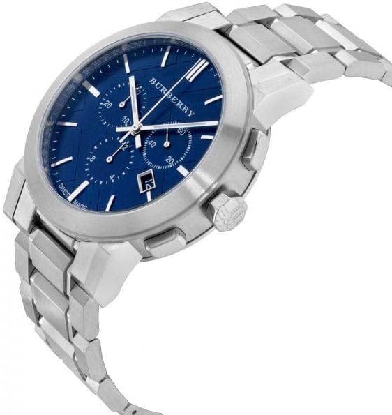 Burberry Herrenuhr Chronograph The City 42mm Blau BU9363