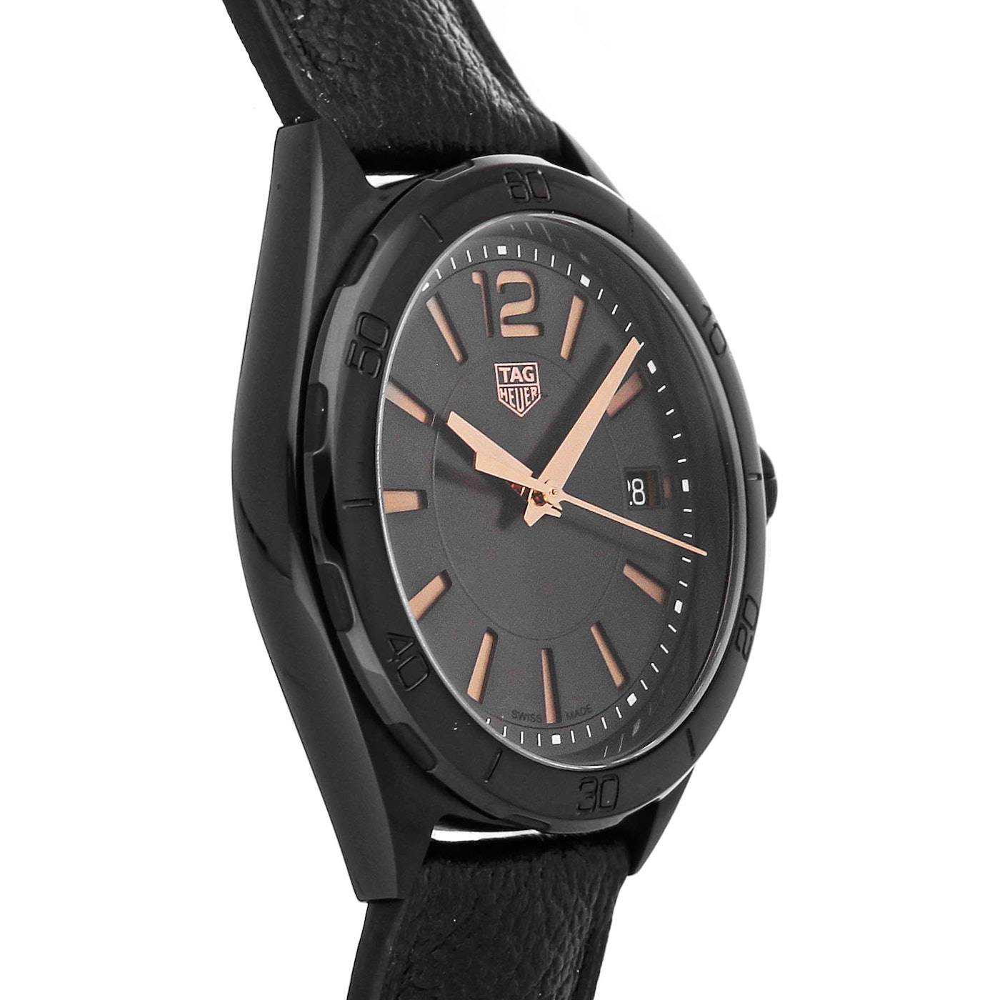 Tag Heuer Formula 1 Quartz Black Dial Black Leather Strap Watch for Women - WBJ1314.FC8230