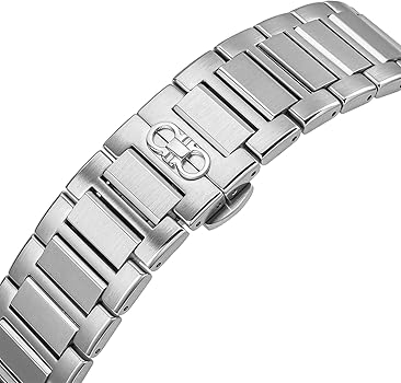 Salvatore Ferragamo F-80 Classic Black Dial Silver Steel Strap Watch for Men - SFDT02423