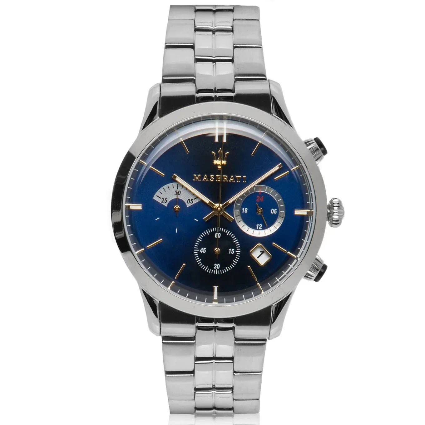 Maserati R8873633001 Ricordo Chrono Herren-Armbanduhr in Blau