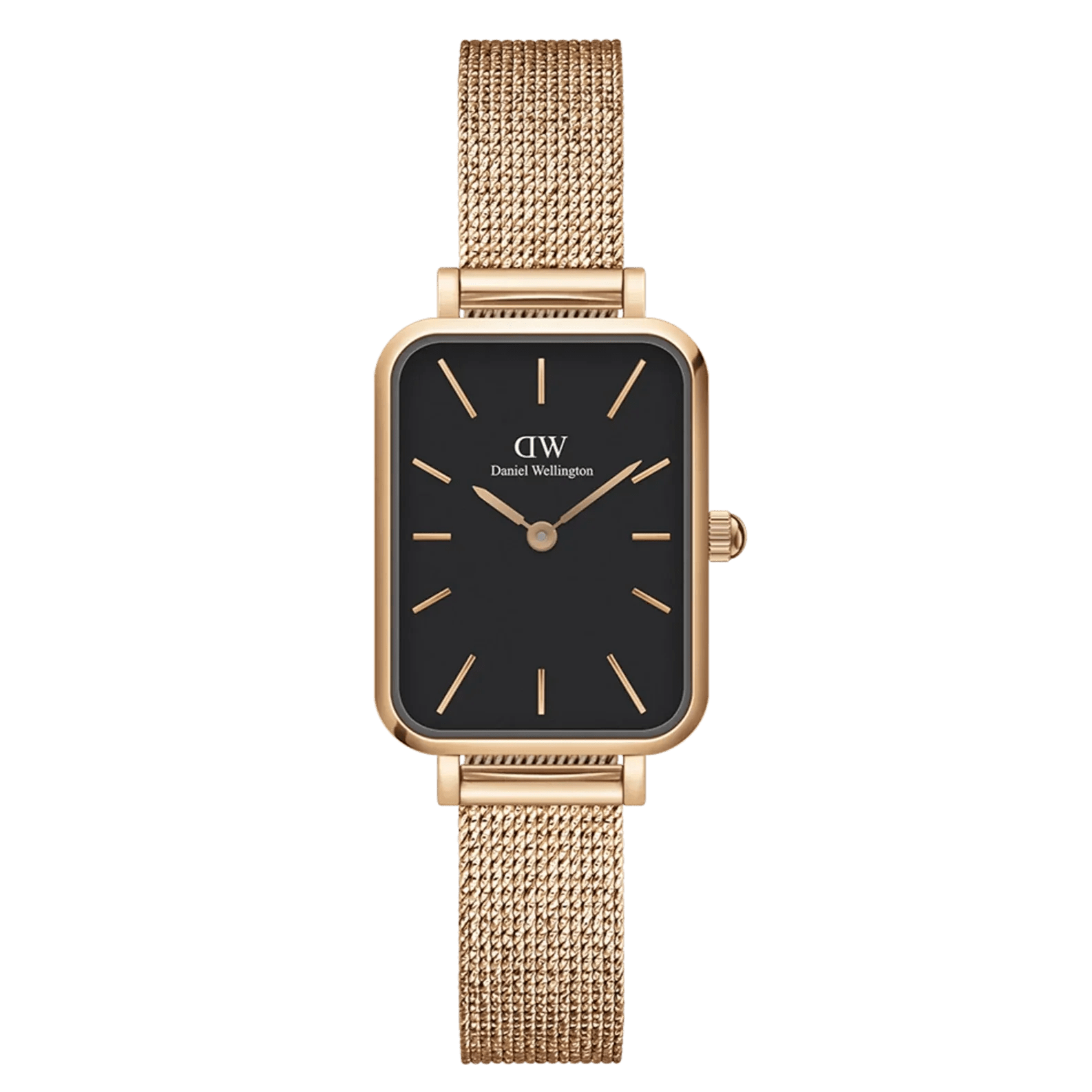 Daniel Wellington Damen-Armbanduhr Quadro in Roségold, DW00100437