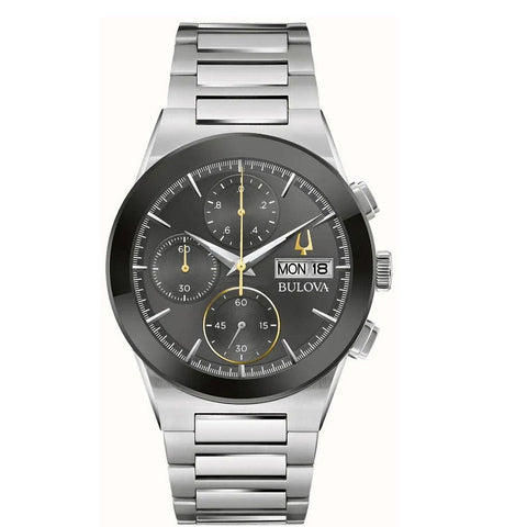 Bulova Millennia Herren-Silberuhr 96C149 