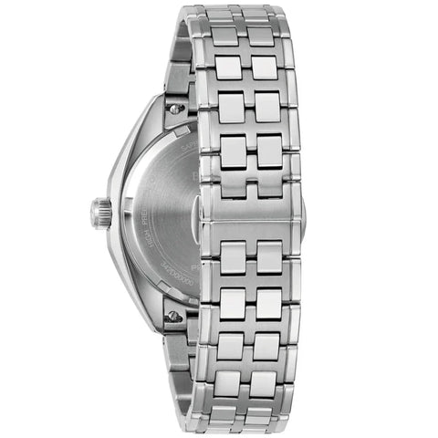 Bulova Jet Star Automatische Herrenuhr in Silber 96K112