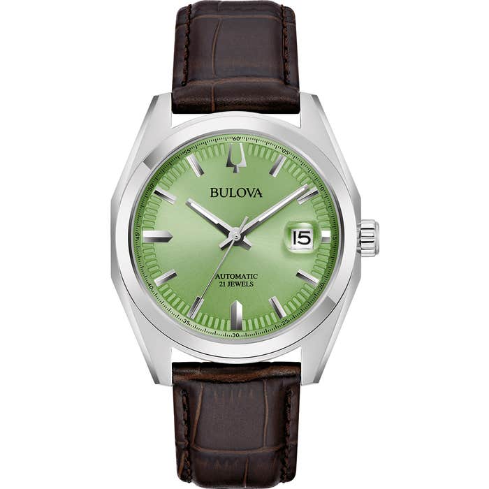 Gents Surveyor Green Dial Watch 96B427