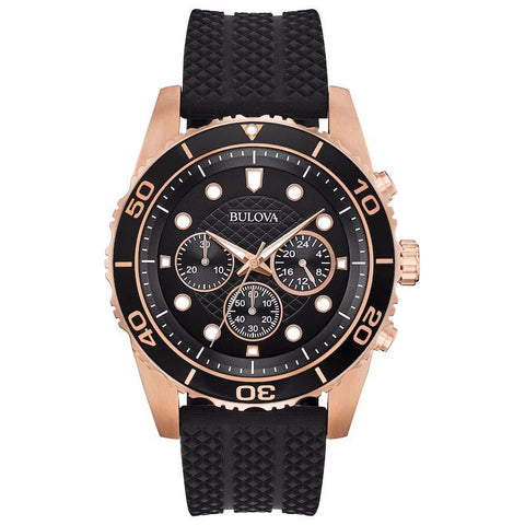 Orologio Bulova Exclusive da uomo nero 98A192