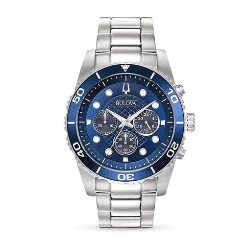 Bulova – Exklusive blaue Herrenuhr 98A209