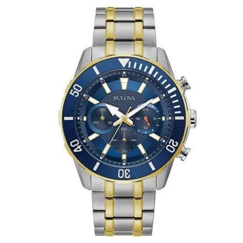 Bulova – Exklusive blaue Herrenuhr 98A246