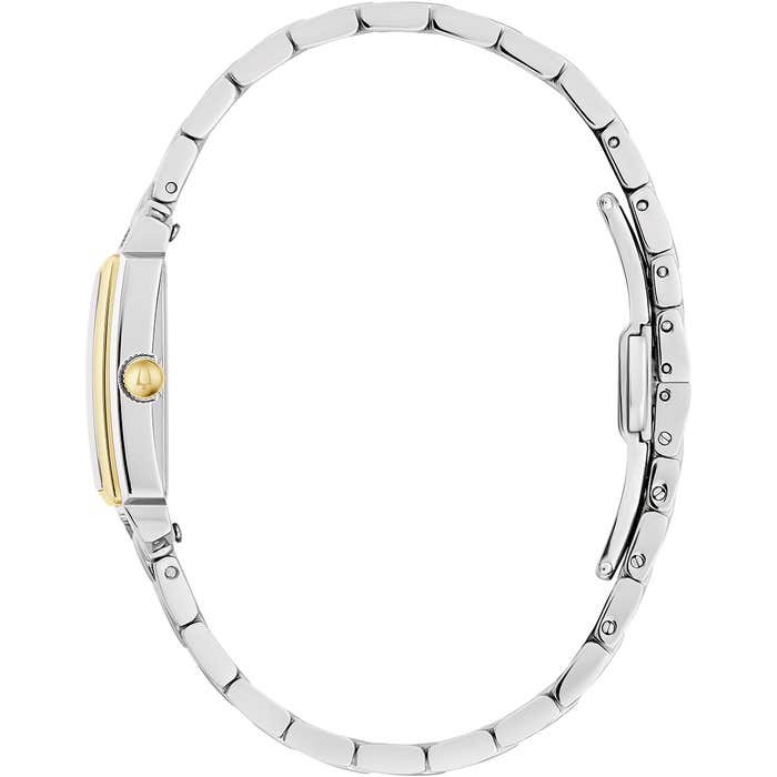 Ladies Sutton Two Tone Rectangle Watch 98P220