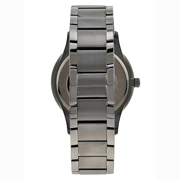 Emporio Armani Renato Quartz Grey Dial Grey Steel Strap Watch For Men - AR11120