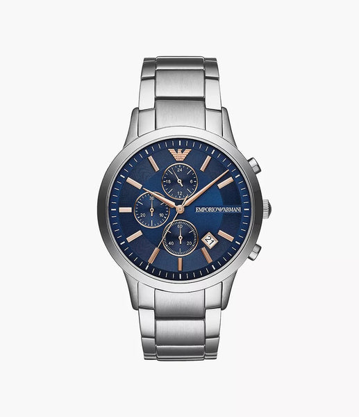 Emporio Armani Men's AR11458 Rose Gold-Tone Stainless Steel and