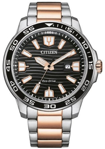 Citizen Eco-Drive Watch Men's Two Tone AW1524-84E