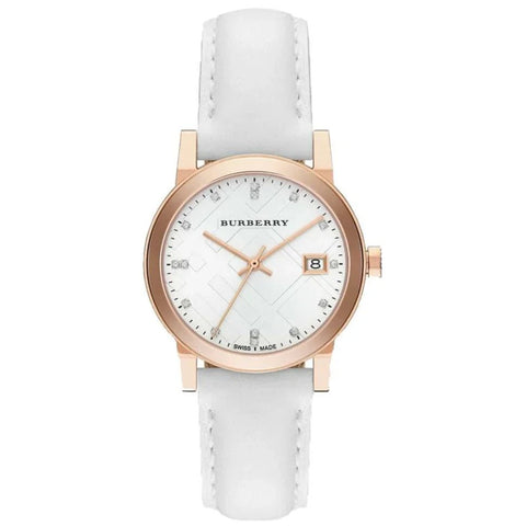 Orologio da donna Burberry The City Diamond 34MM Oro rosa BU9130