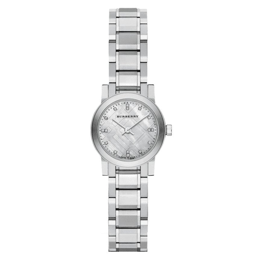 Burberry Ladies Watch The City Diamonds Steel 26mm BU9213