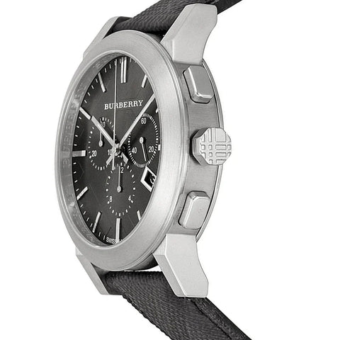 Burberry Herrenuhr Chronograph The City Grau BU9362