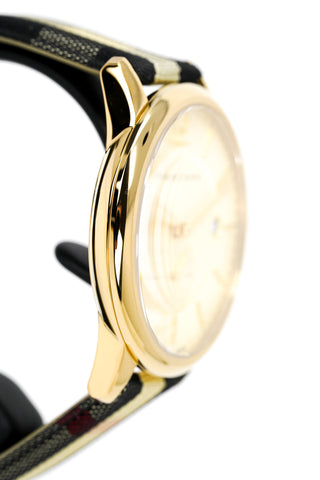 Burberry Herrenuhr The Classic Horseferry Gold 40mm BU10001