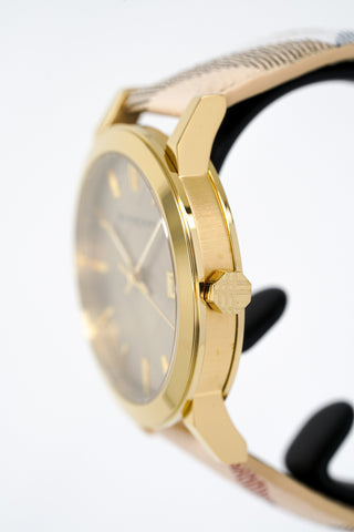 Burberry-Uhr The City Haymarket Gelbgold 38 mm BU9026