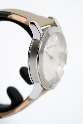 Burberry Damenuhr The City Haymarket 34mm Karo BU9132