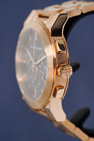 Burberry Herrenuhr Chronograph The City 42mm Roségold BU9353