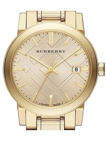 Burberry Ladies Watch The City 34mm Champagne Gold BU9134