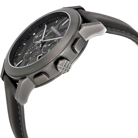 Burberry Herrenuhr Chronograph The City Schwarz BU9364