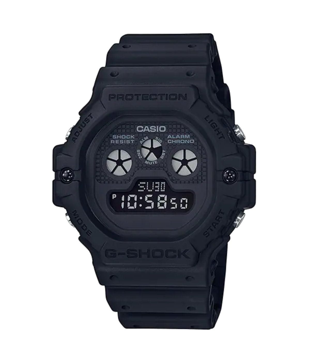 Casio G-Shock Watch Men's "Three Eyes" Classic Basic Black DW-5900BB-1DR