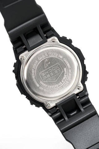 Casio G-Shock Herrenuhr Schwarz auf Schwarz DW-5600MS-1DR 