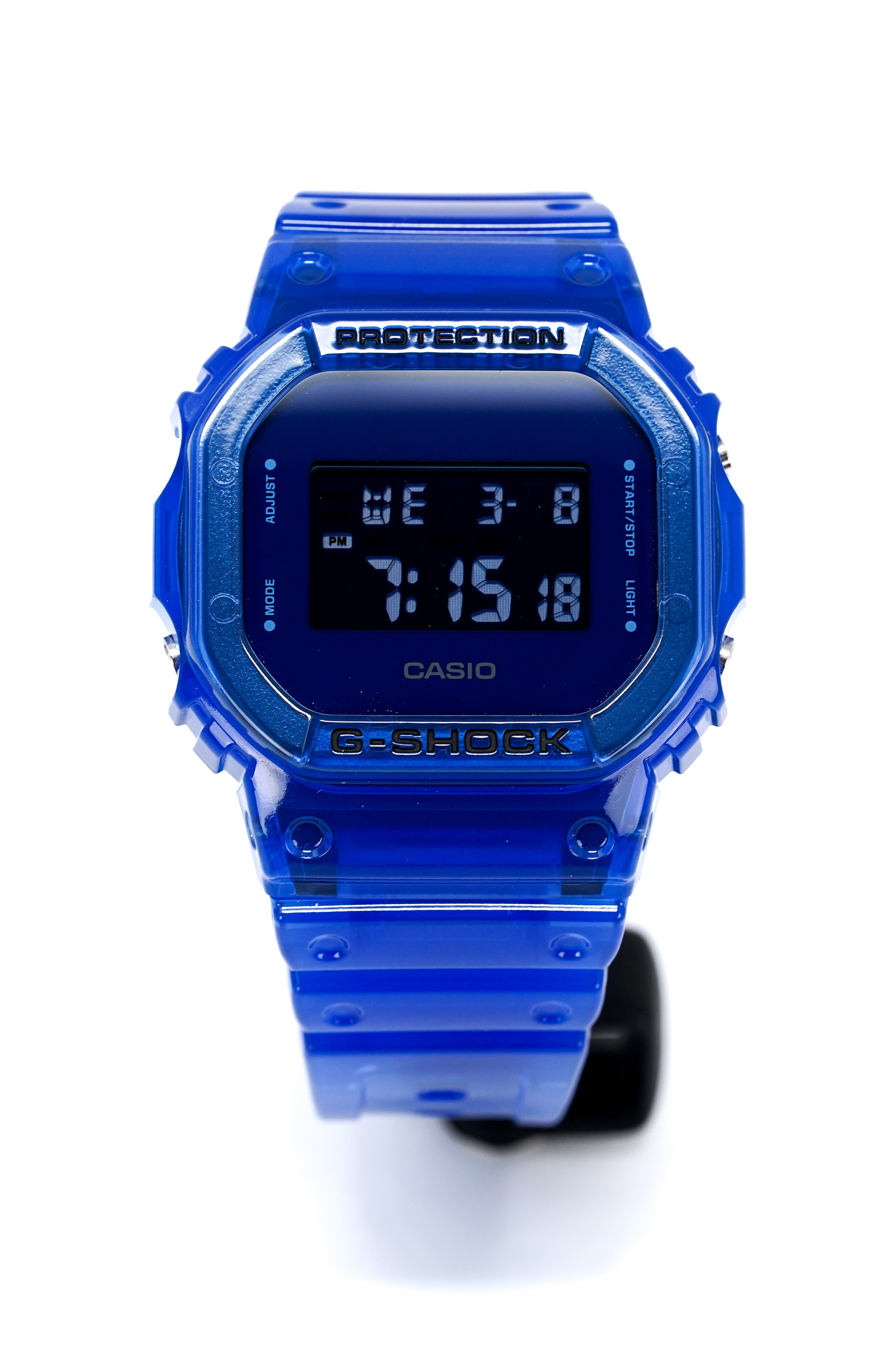 Orologio Casio G-Shock da uomo blu traslucido DW-5600SB-2DR 