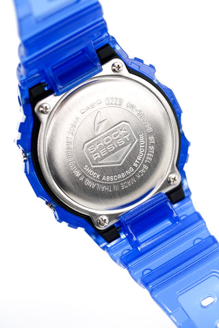 Orologio Casio G-Shock da uomo blu traslucido DW-5600SB-2DR 