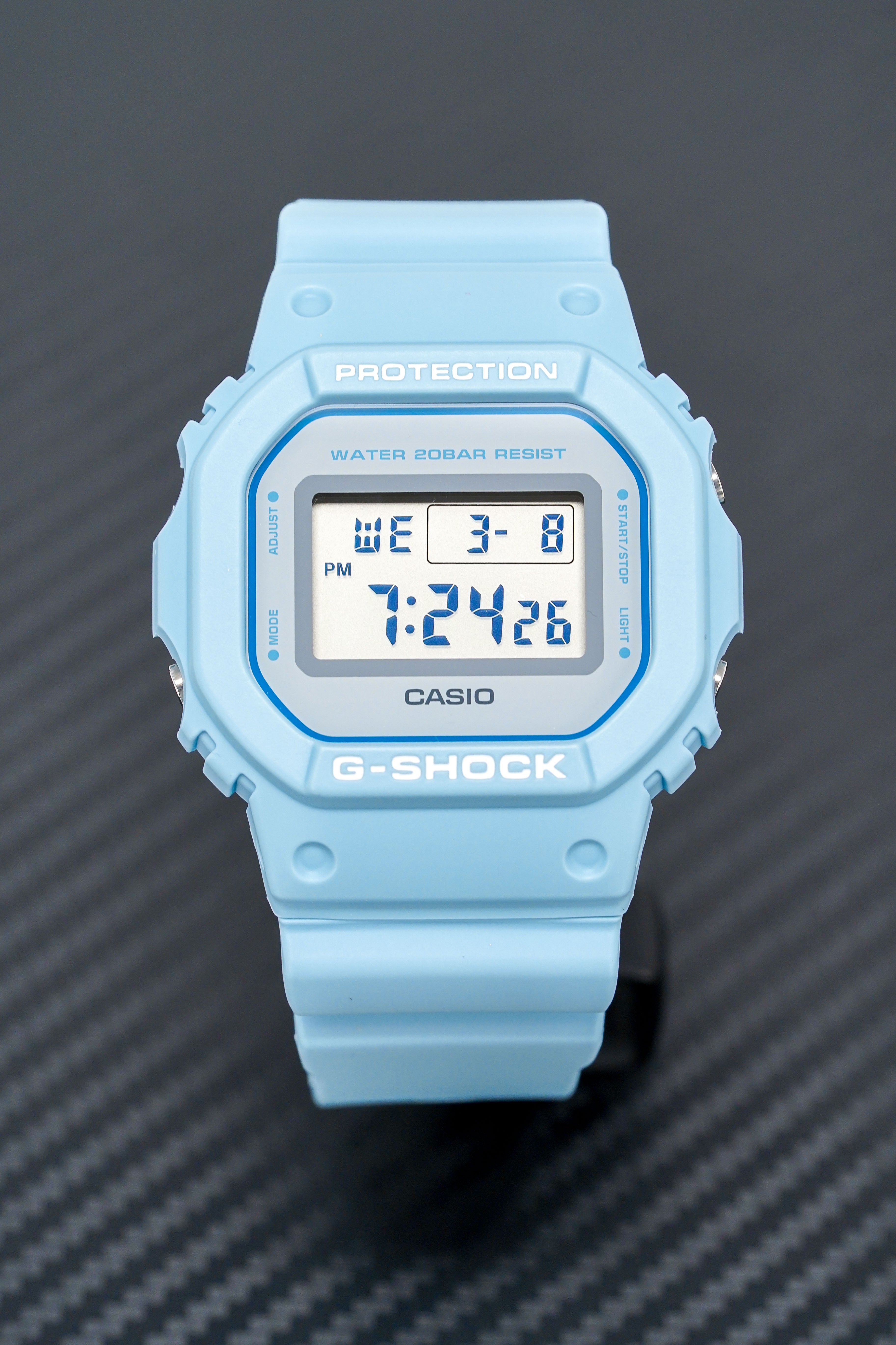 Orologio Casio G-Shock da uomo blu opaco DW-5600SC-2DR 