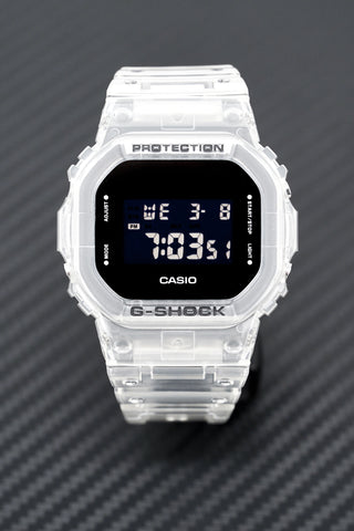 Orologio da uomo Casio G-Shock Skeleton Series Translucent DW-5600SKE-7DR 