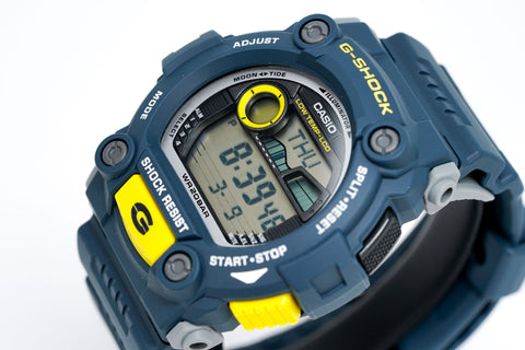 Casio G-Shock Herrenuhr G-Rescue Blaugrün und Gelb G-7900-2DR 