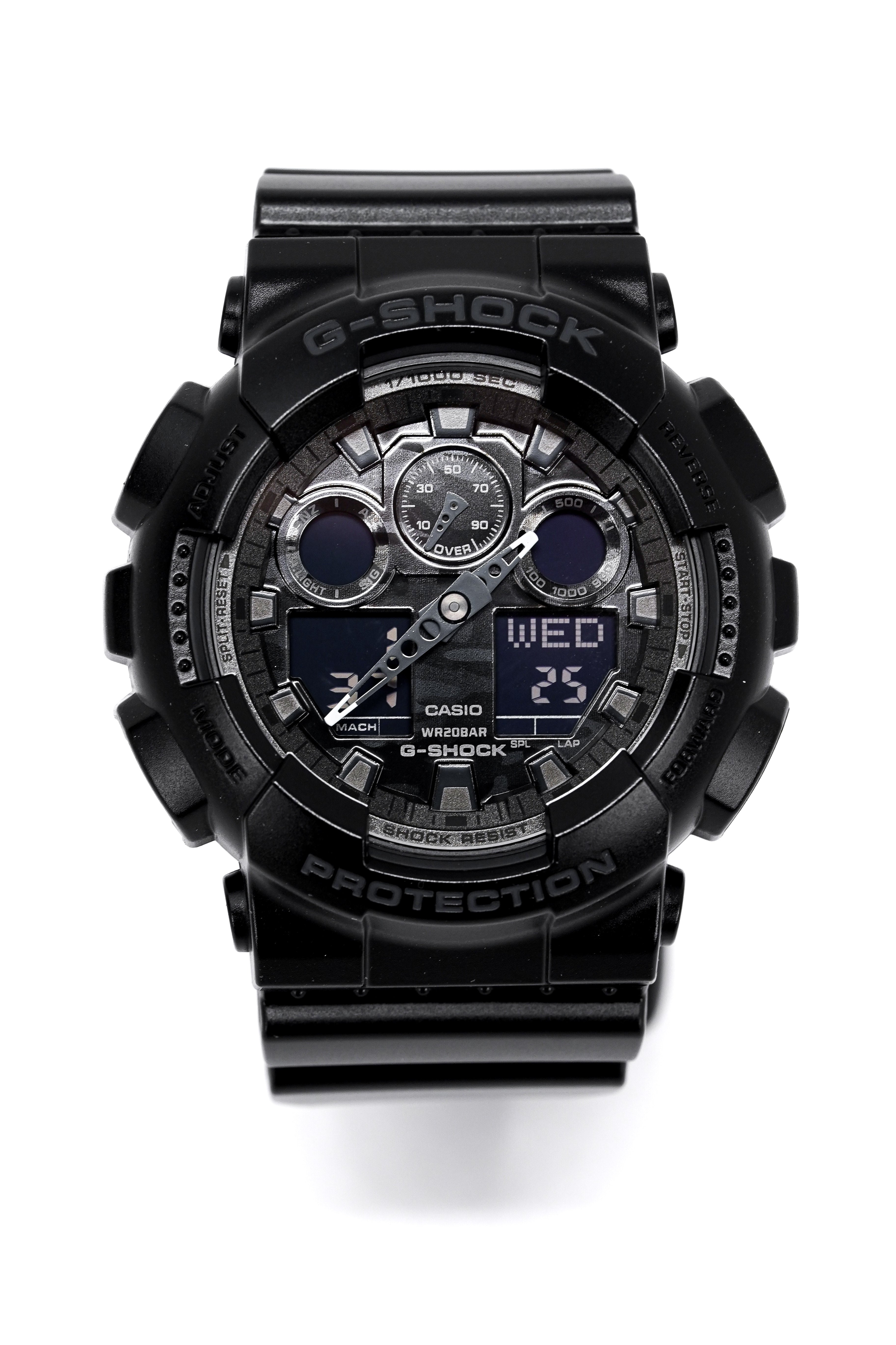 Orologio Casio G-Shock da uomo, nero mimetico GA-100CF-1ADR 