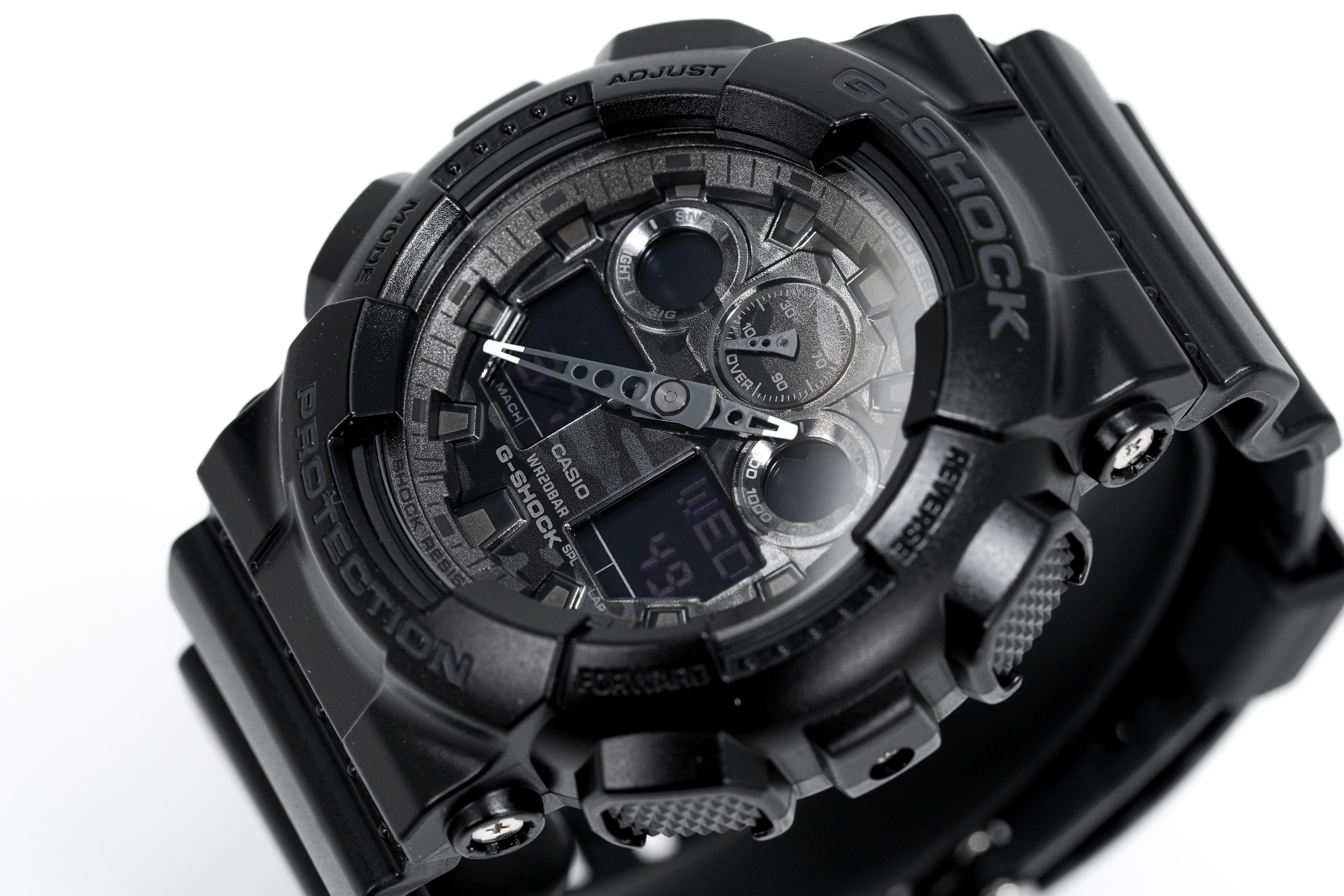 Orologio Casio G-Shock da uomo, nero mimetico GA-100CF-1ADR 