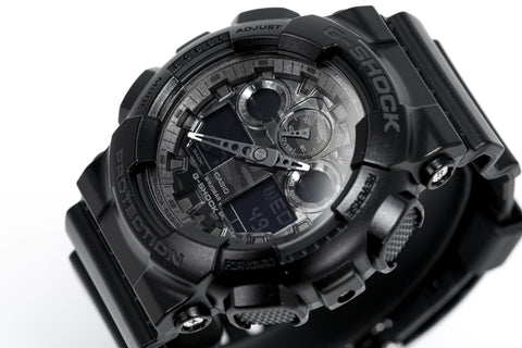 Casio G-Shock Herrenuhr Black Camo GA-100CF-1ADR 