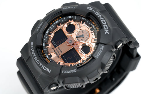 Orologio Casio G-Shock da uomo in oro rosa GA-100MMC-1ADR 