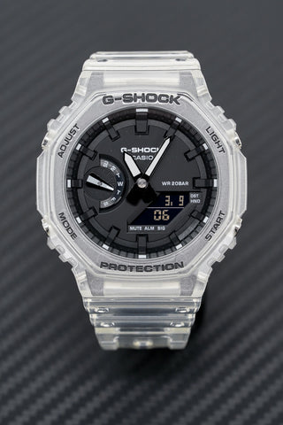 Casio G-Shock Uhr Skeleton Series Klarweiß GA-2100SKE-7AER 