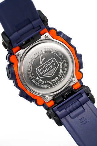 Casio G-Shock Uhr Heavy Duty Blau/Orange GA-900-2AER 