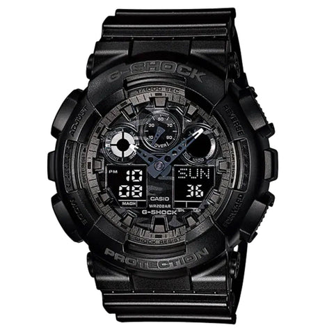 Casio G-Shock Herrenuhr Black Camo GA-100CF-1ADR 