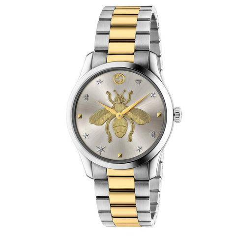 Gucci G-Timeless Iconic Uhr aus Stahl und Gold-PVD – YA1264131 