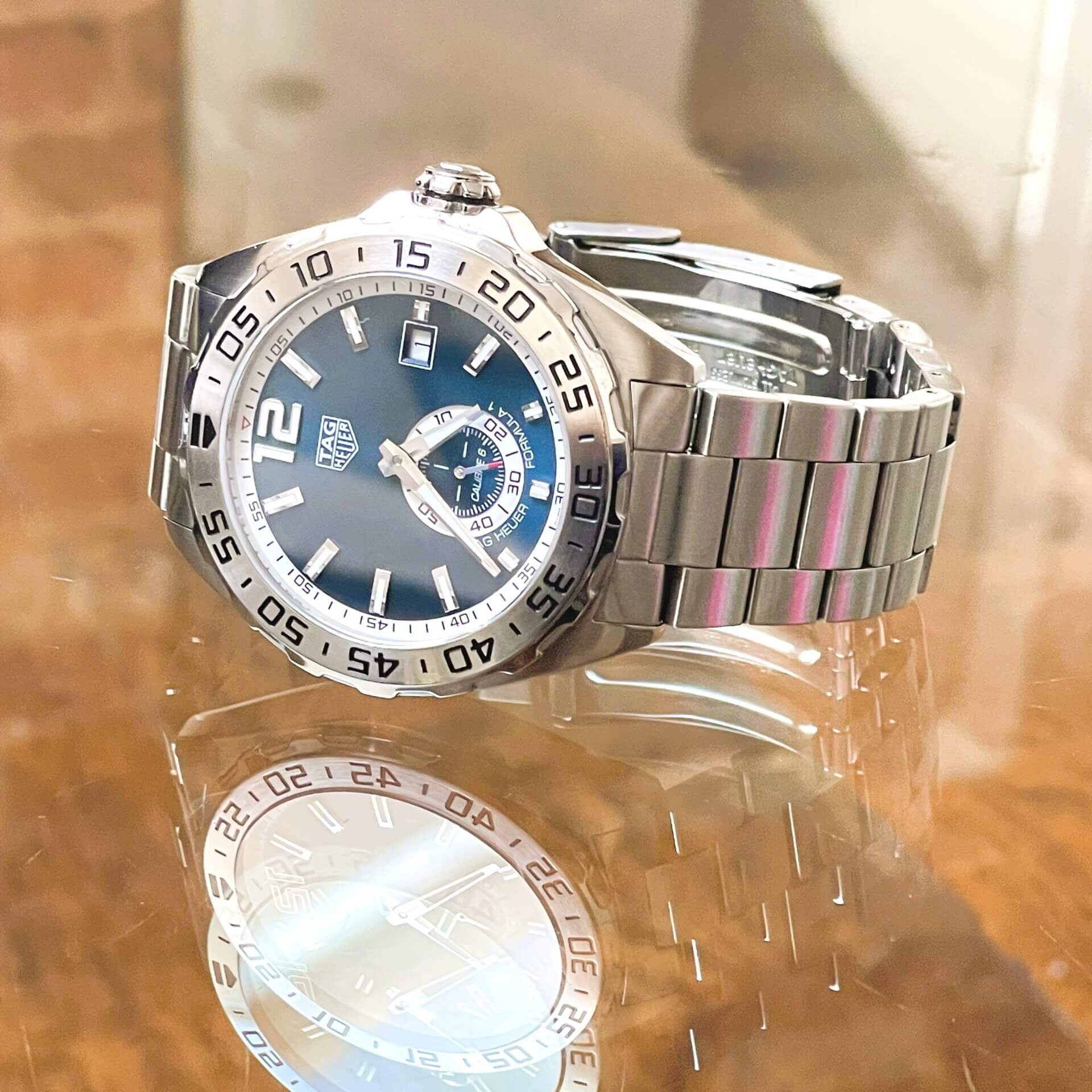 Tag Heuer Formula Calibre Automatic Blue Dial Silver Steel