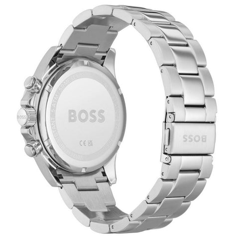 Hugo Boss Herren-Armbanduhr „Hero Chronograph“ aus blauem Edelstahl 1513755