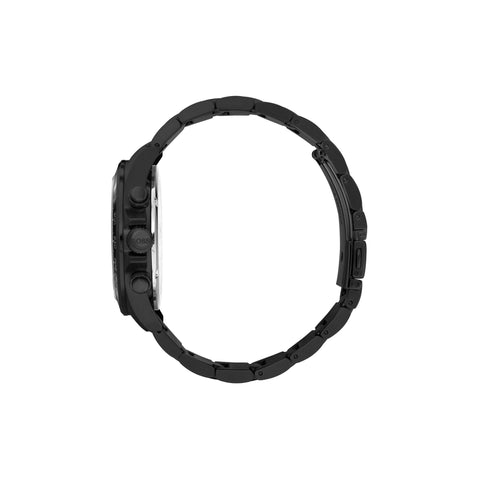 Hugo Boss Herren-Armbanduhr „Hero“ aus schwarzem Edelstahl 1513754