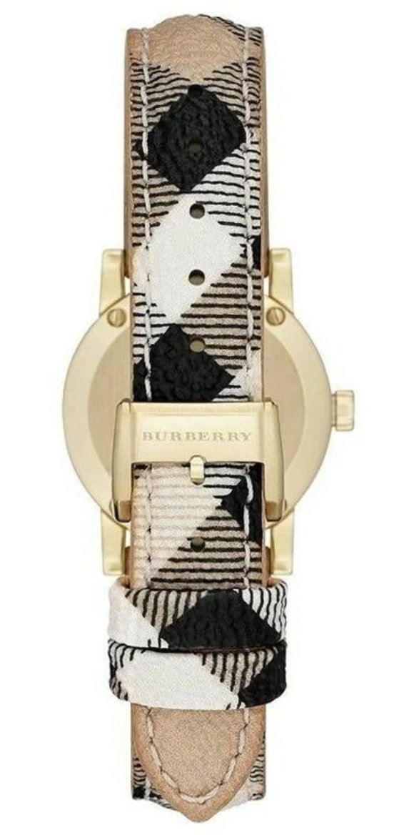 Burberry Ladies Watch The Classic City 26mm Diamond Yellow Gold BU9226